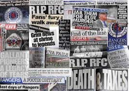 Image result for Rangers died newspapers