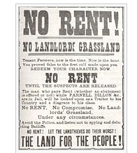 Land League poster