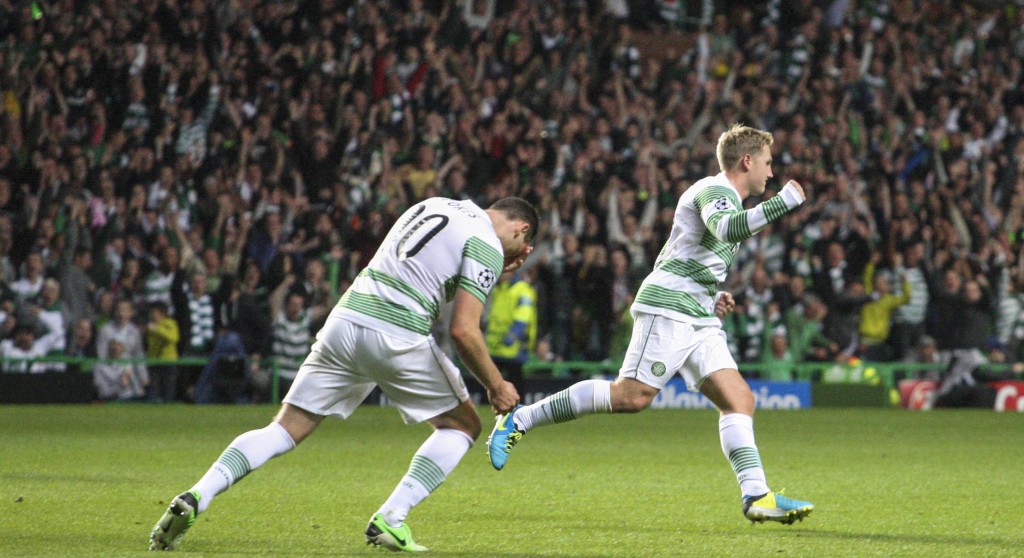 2013 Champions League Qualifier Celtic v Shakhtyor Karaganda Aug 28th