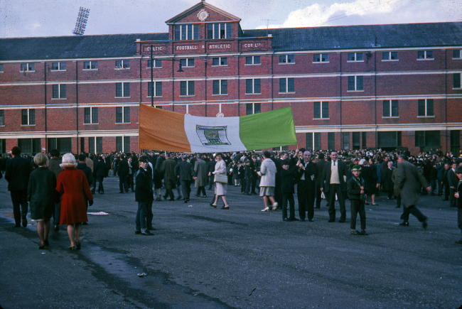 in-front-of-the-main-stand-giant-tricolour